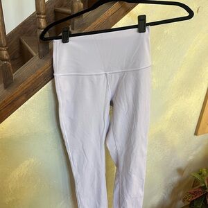lululemon athletica Pale Lavender Studio Leggings